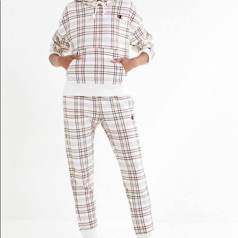 Champion plaid sweatshirt